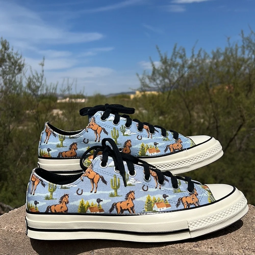New Western Washed Chuck 70 OX Converse Low Top Sneakers - Picture 6 of 17